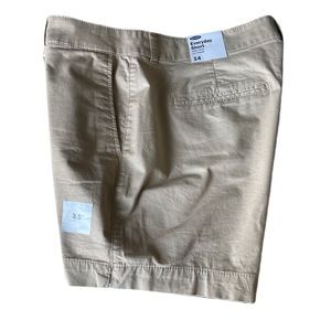 High Rise Khaki 3.5” Inseam Old Navy Cotton Shorts